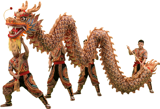Danza del dragon de China